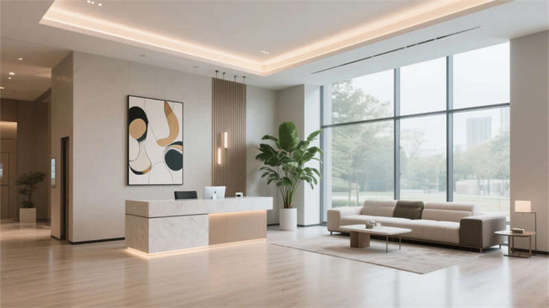 現(xiàn)代簡(jiǎn)約融自然，合肥現(xiàn)代簡(jiǎn)約酒店裝修設(shè)計(jì)效果圖